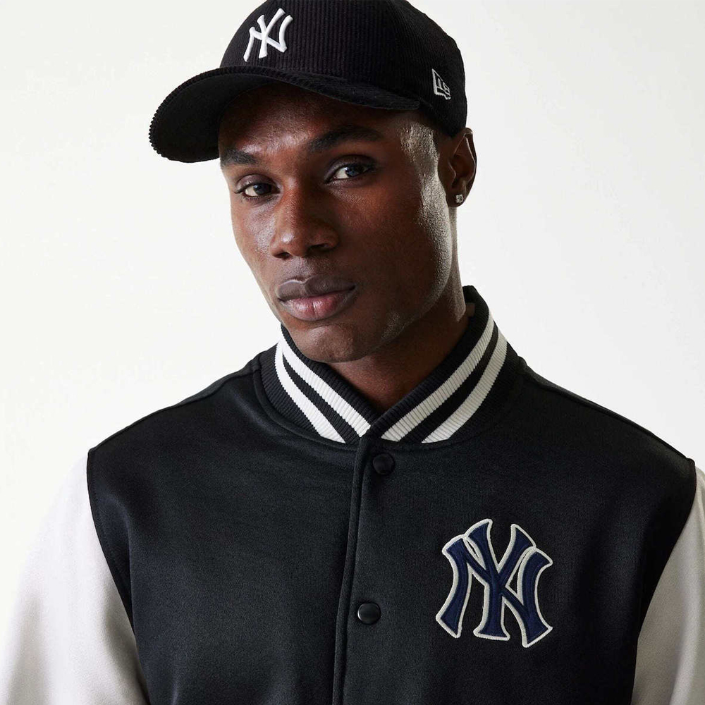 NEW ERA  New York Yankees MLB Black Bomber Jacket  Ανδρικό Μπουφάν - 3