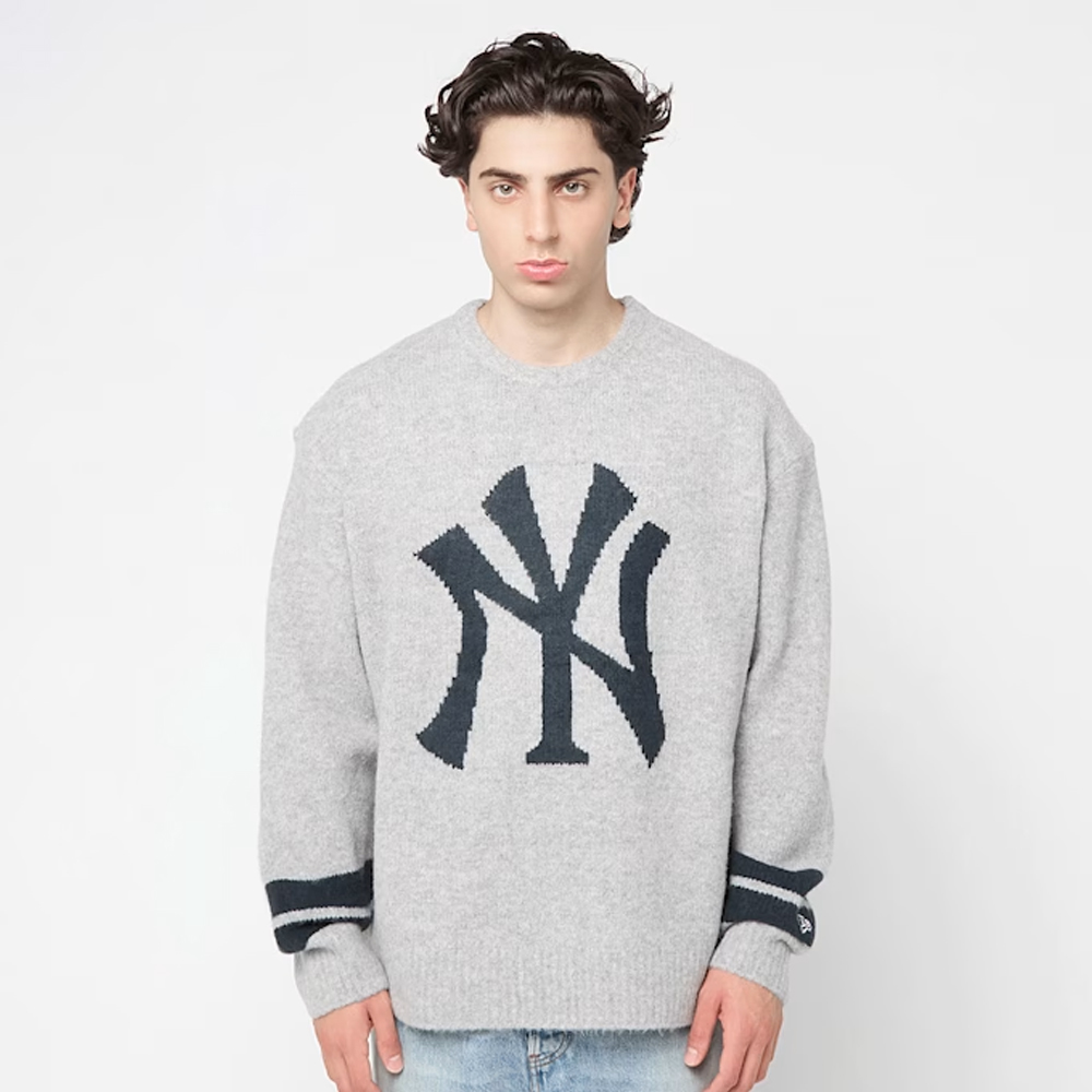 NEW ERA MLB New York Yankees Knit Sweater Unisex Πουλόβερ - 2
