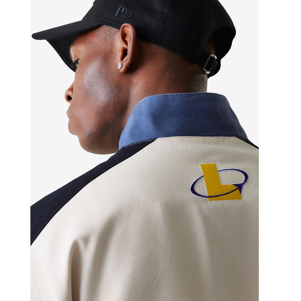 NEW ERA LA Lakers NBA Motorsports Jacket Ανδρικό Μπουφάν - 3