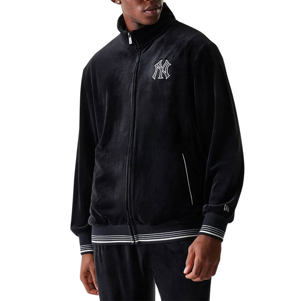 NEW ERA New York Yankees MLB Velour Track Top Unisex Ζακέτα  - Μαύρο