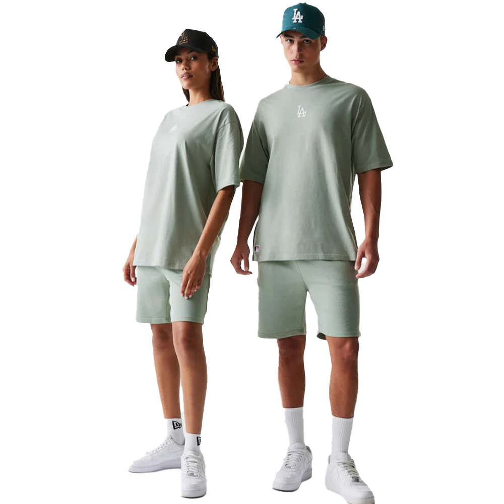 NEW ERA LA Dodgers MLB Midi Oversized Tee  Unisex  T-Shirt - Πράσινο