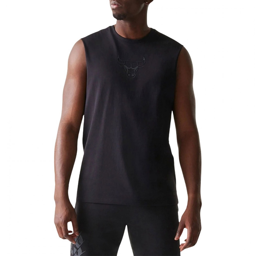 NEW ERA Chicago Bulls NBA Black Sleeveless T-Shirt  Ανδρική Αμάνικη Μπλούζα - Μαύρο