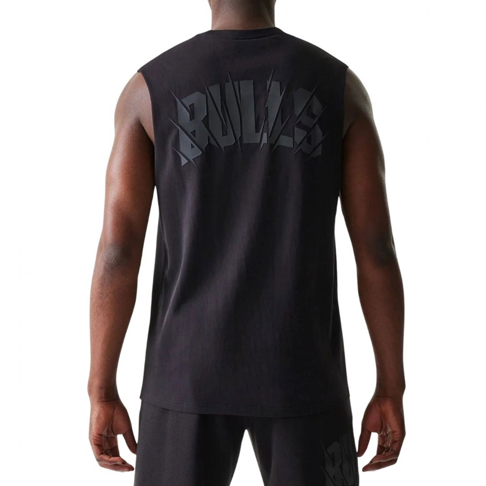 NEW ERA Chicago Bulls NBA Black Sleeveless T-Shirt  Ανδρική Αμάνικη Μπλούζα - 2