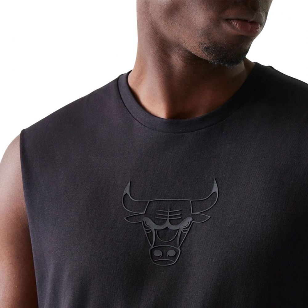 NEW ERA Chicago Bulls NBA Black Sleeveless T-Shirt  Ανδρική Αμάνικη Μπλούζα - 3