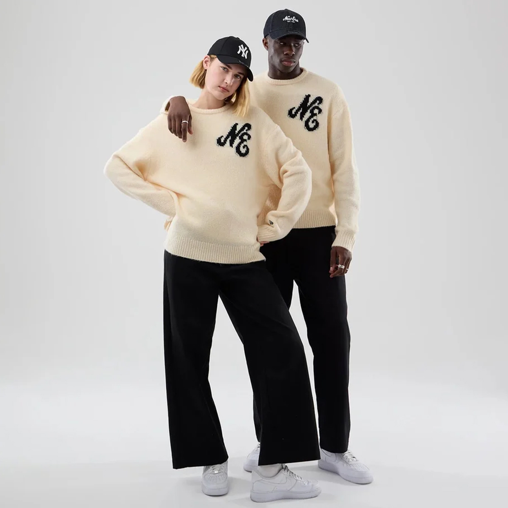 NEW ERA Knit Sweater Unisex Πουλόβερ - 5