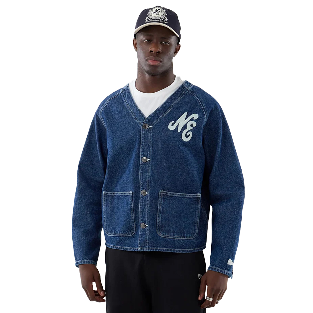 NEW ERA Denim Worker Jacket Unisex Μπουφάν Τζιν - Μπλε