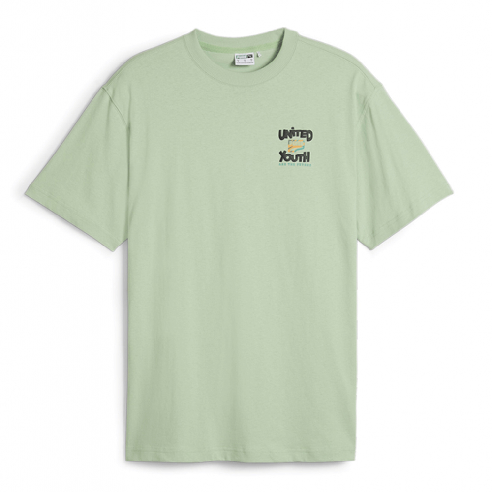 PUMA Downtown Graphic Tee Ανδρικό T-Shirt - Πράσινο