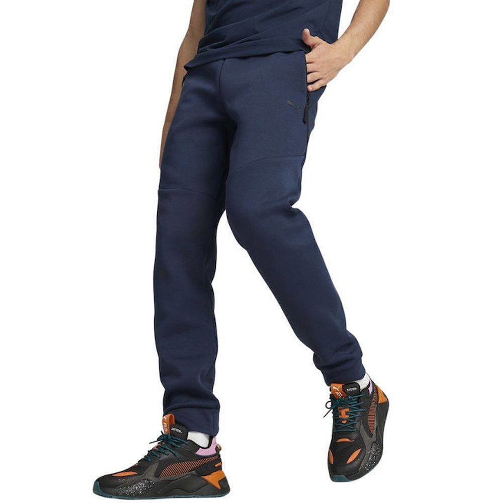 PUMA PUMATECH Track Pant DK Ανδρικό Παντελόνι Φόρμας - Μπλε