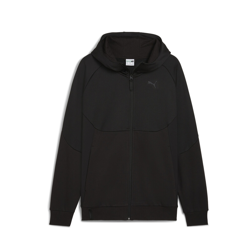 PUMA PUMATECH FZ Hoodie FL Ανδρική Ζακέτα - Μαύρο