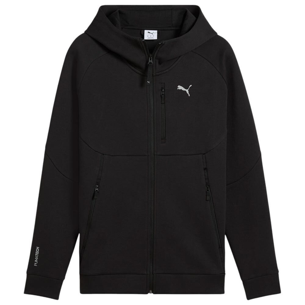 PUMA PUMATECH Full-Zip Hoodie DK  Ανδρική Ζακέτα - Μαύρο
