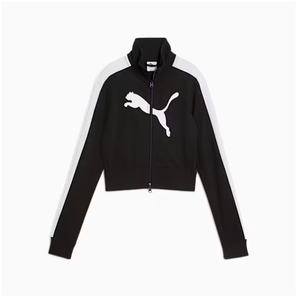 PUMA FUTURE.PUMA.ARCHIVE Τ7 Slim Cropped Track Jacket Γυναικεία Ζακέτα - Μαύρο