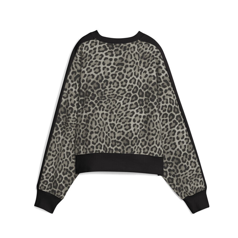 PUMA  T7 Leo Over-Oversized Crew TR Γυναικείο Φούτερ - 2