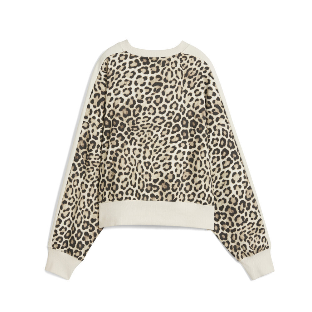 PUMA  T7 Leo Over-Oversized Crew TR Γυναικείο Φούτερ - 2