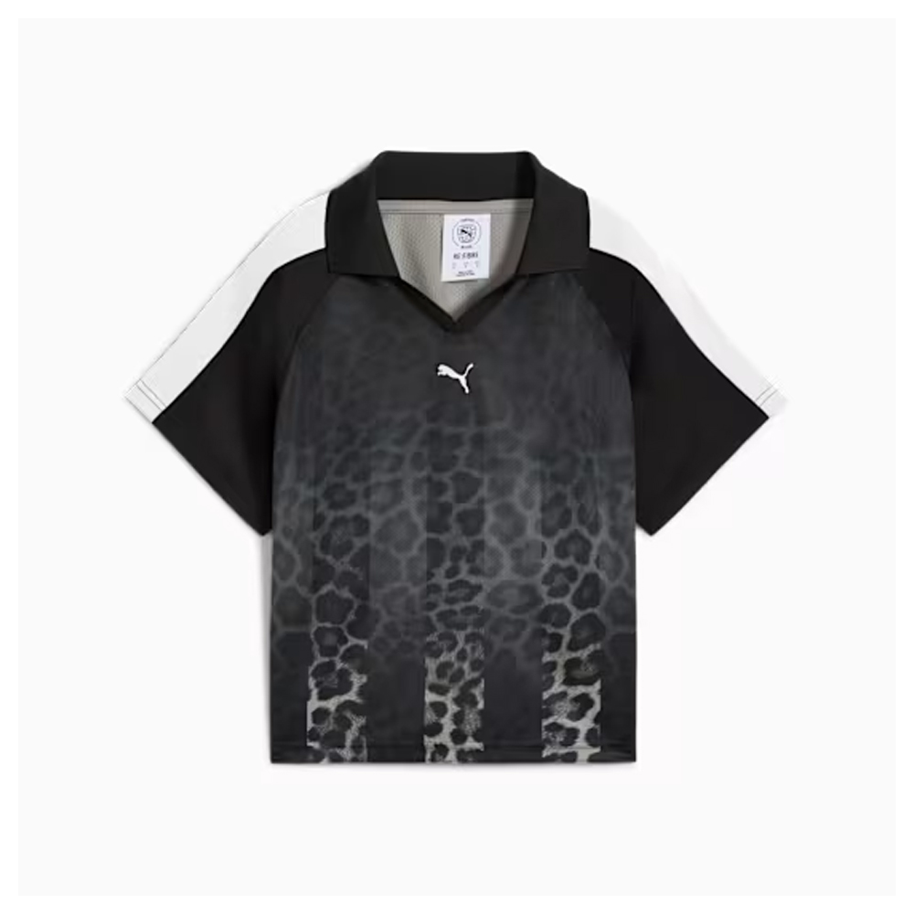 PUMA Leo Luxe Football Jersey Γυναικεία Μπλούζα - Μαύρο