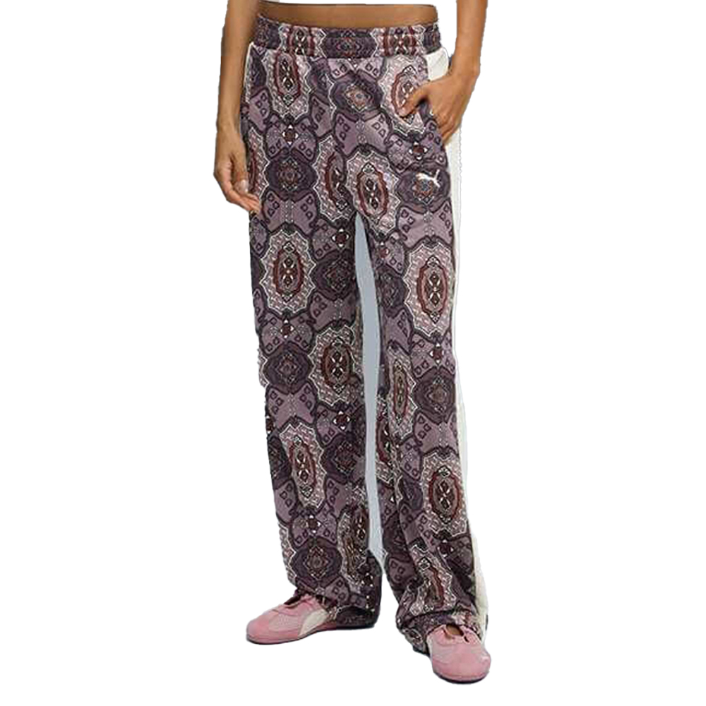 PUMA T7 Vintage Prep Track Pants Γυναικείο Παντελόνι Φόρμας - Μωβ