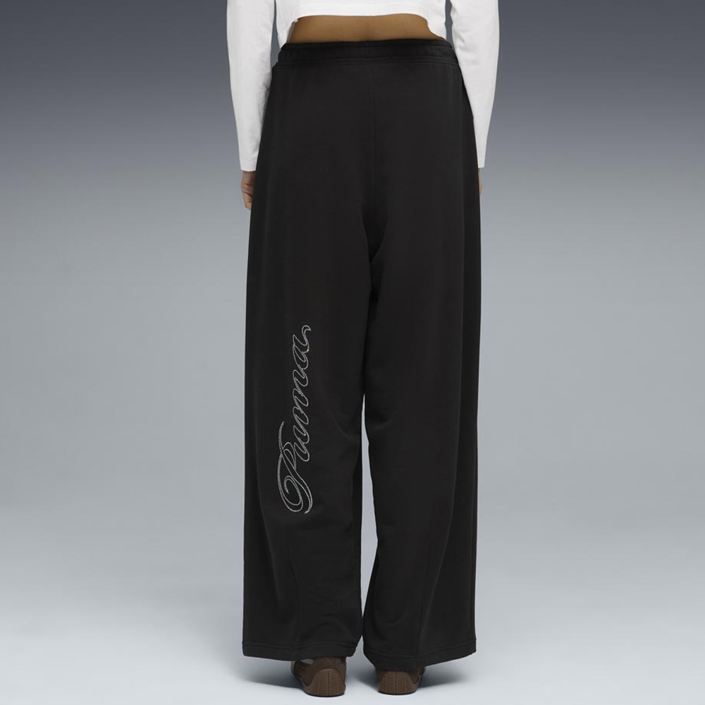 PUMA Essentials Graphics Bedazzled Slouchy Pants  Γυναικείο Παντελόνι Φόρμας - 2