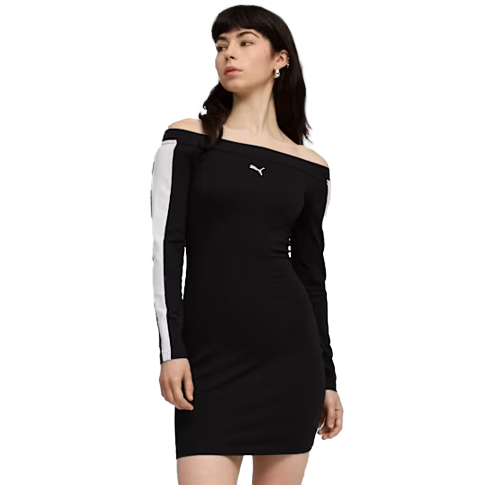 PUMA T7 Dress Γυναικείο Φόρεμα - Μαύρο