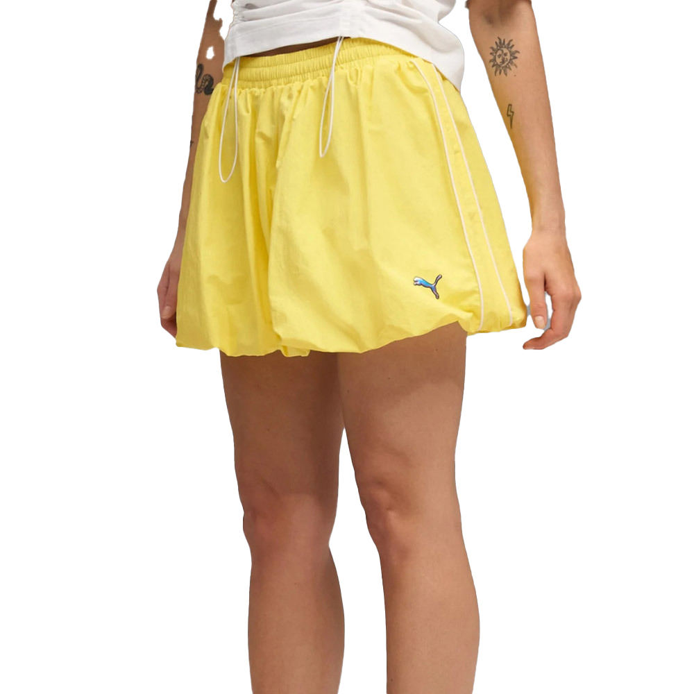 PUMA T7 Balloon Skirt Γυναικεία Φούστα - Κίτρινο