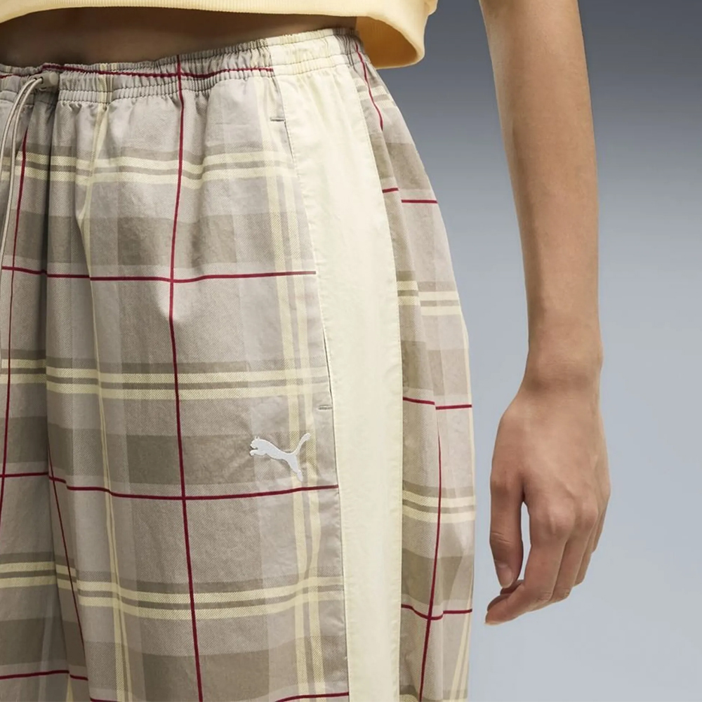 PUMA T7 Tartan Woven Pants Γυναικείο Παντελόνι - 3