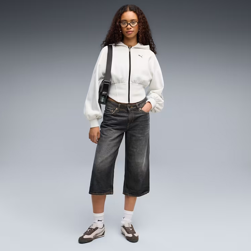 PUMA Street Glam Bedazzled Hoodie Γυναικεία Ζακέτα Με Κουκούλα - 3