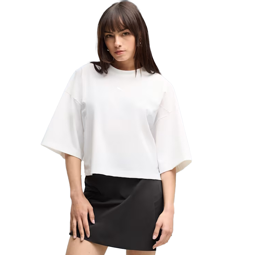 PUMA Sense Oversized Tee Γυναικείο T-Shirt - Λευκό