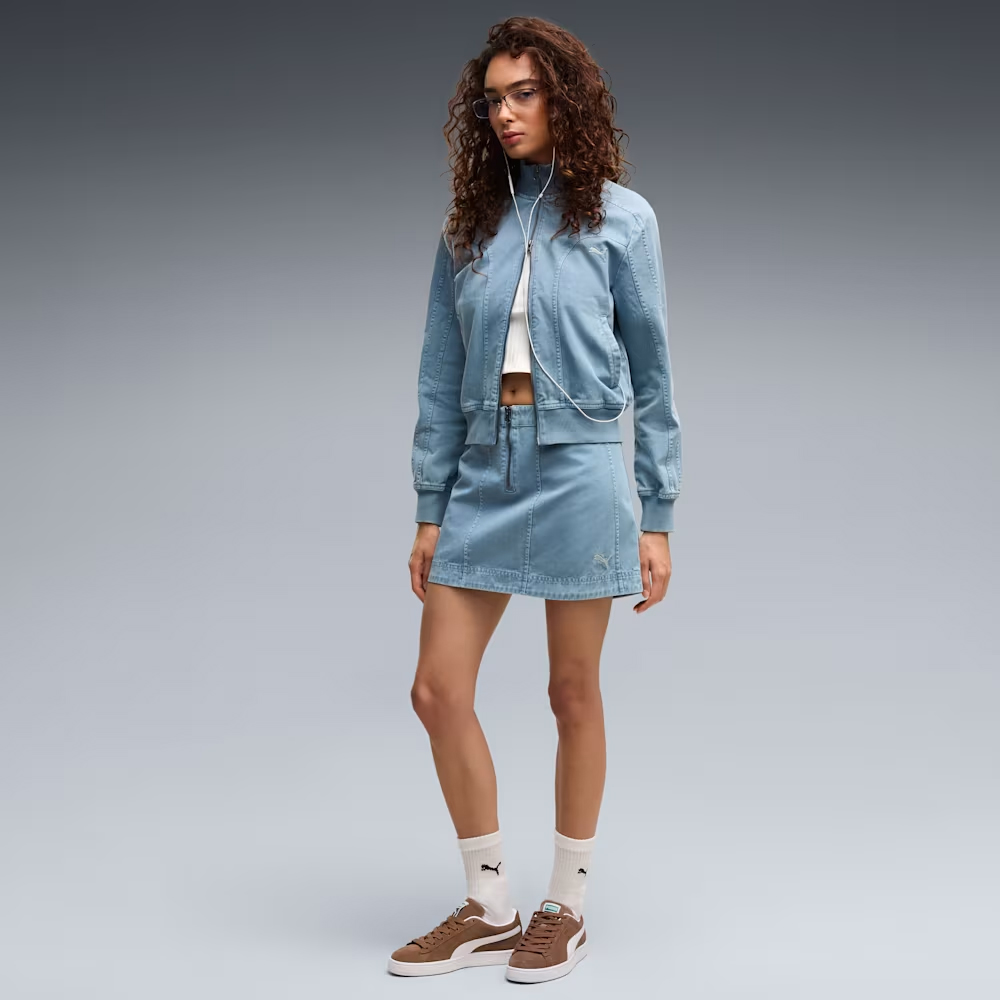 PUMA Women's Washed Twill Skirt Γυναικεία Φούστα - 3