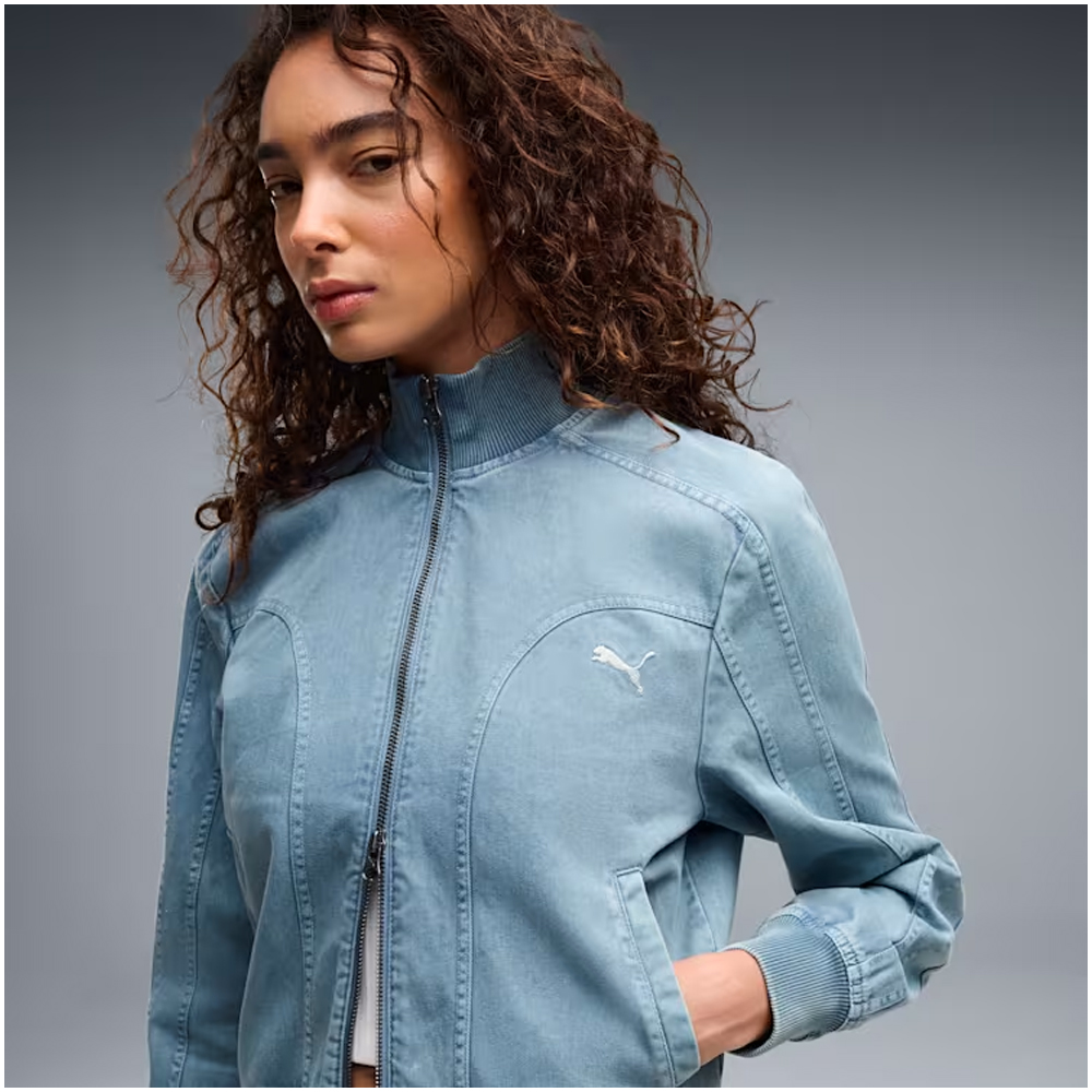 PUMA Washed Twill Short Jacket Γυναικείο Μπουφάν - 3