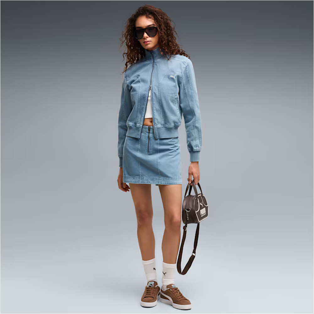 PUMA Washed Twill Short Jacket Γυναικείο Μπουφάν - 4