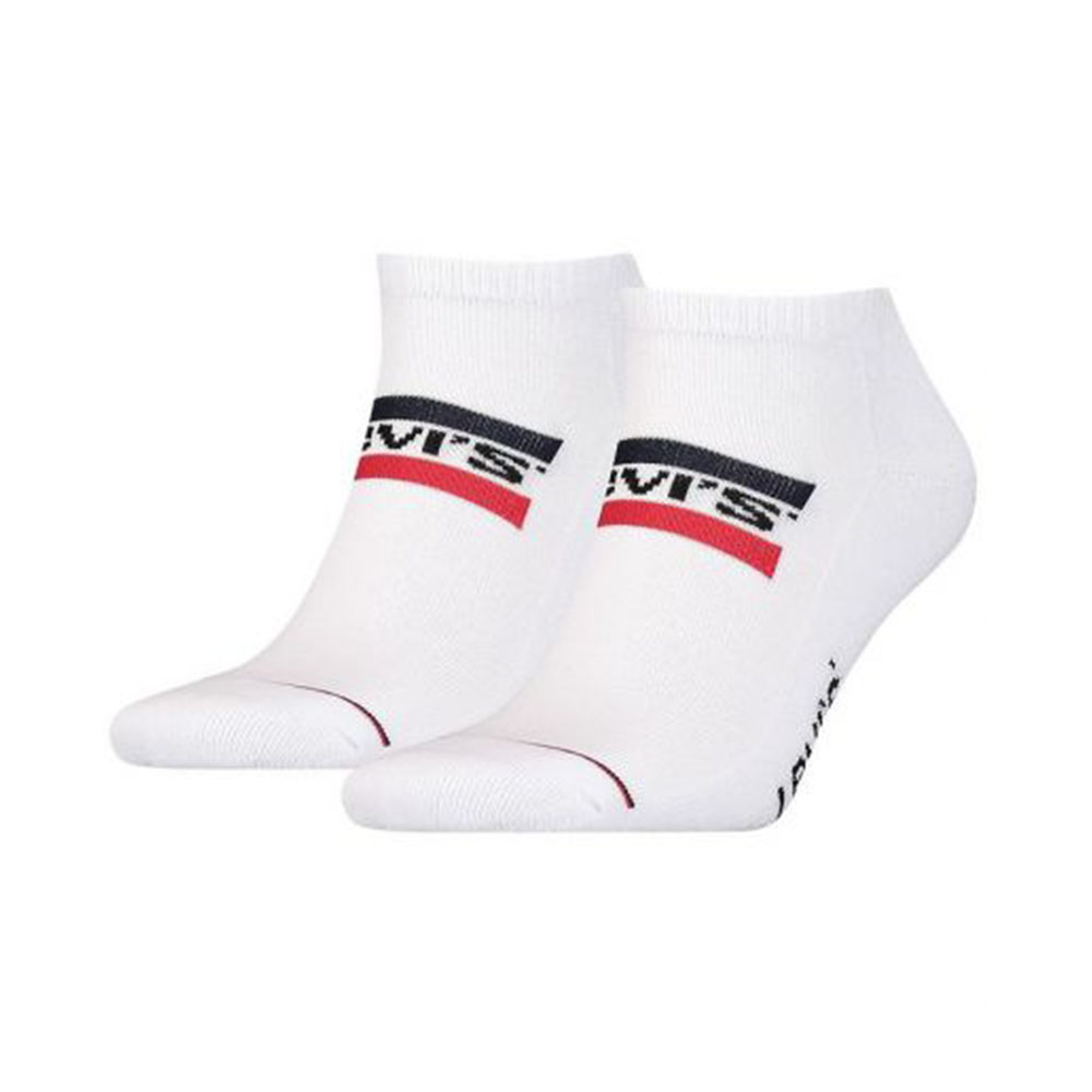 LEVI'S 2pairs Low Cut Socks Unisex Κάλτσες - Λευκό