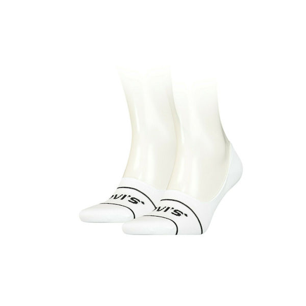 LEVI'S Low Rise 2 pairs Socks Unisex - Παιδικές Κάλτσες 2 ζεύγη Λευκό - 1
