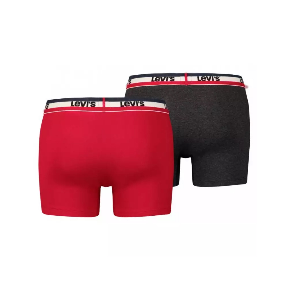 LEVI'S Sportswear Logo Men Boxer Brief 2 Pack Σετ με 2 εσώρουχα - 2