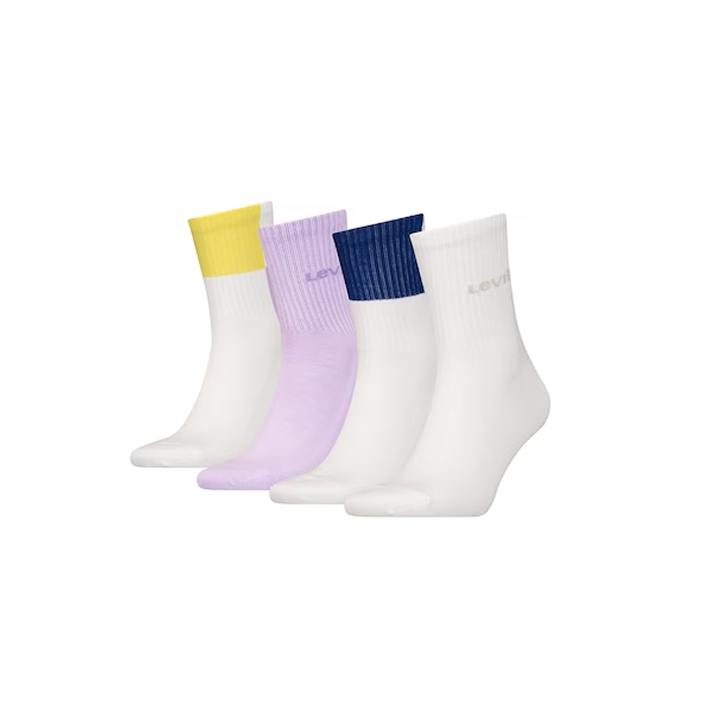 LEVI'S Gift Box 4 Pairs Short Socks Κάλτσες 4 ζεύγη  - Λευκό