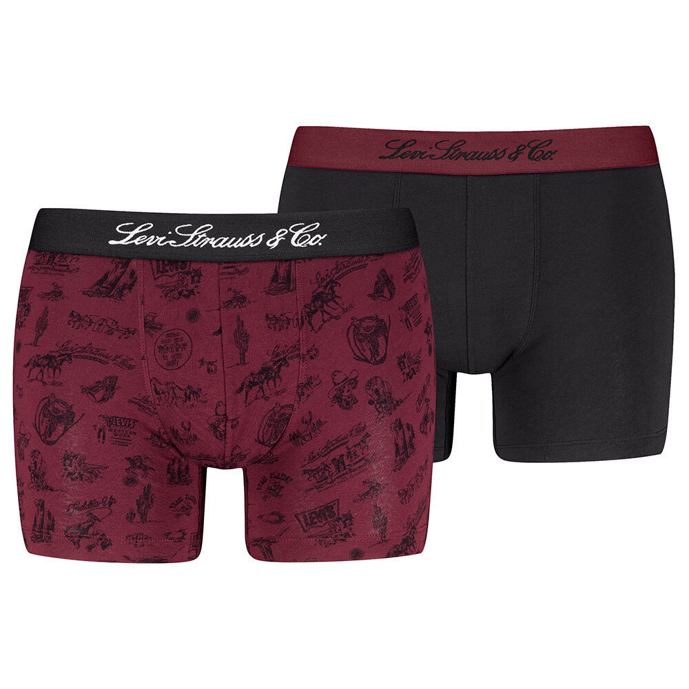 LEVIS Boxer Brief 2 Pack Σετ 2 Ανδρικά Εσώρουχα - Multi