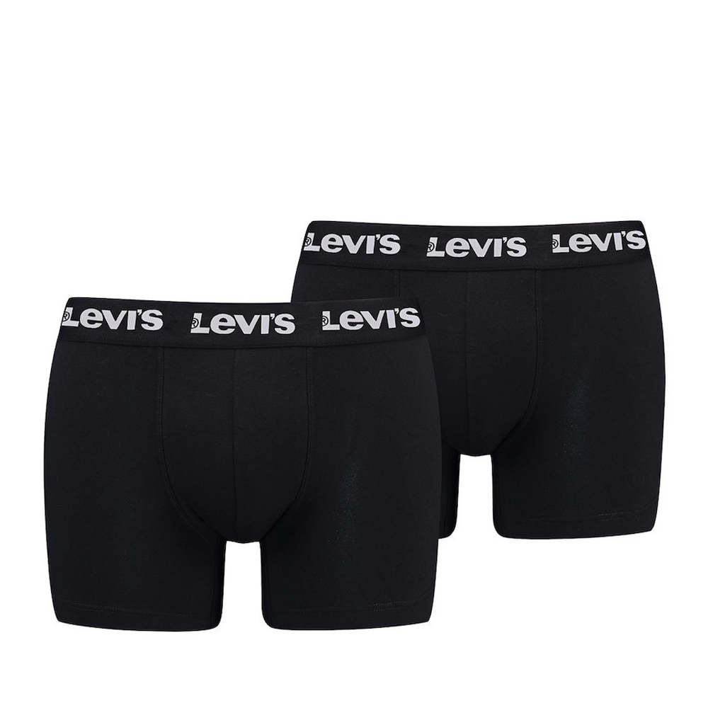 LEVI'S Boxer Brief 2 Pack Σετ 2 Ανδρικά Εσώρουχα - Μαύρο-Λευκό