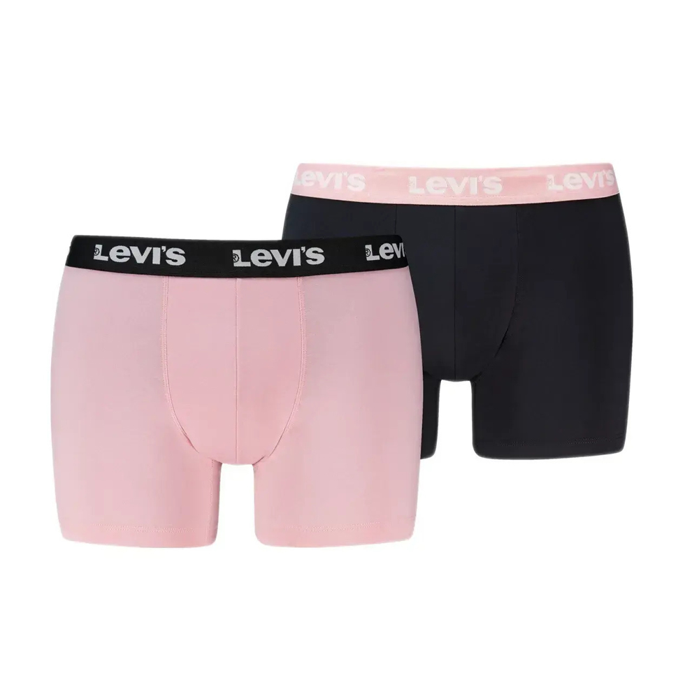 LEVI'S Boxer Brief 2 Pack Σετ 2 Ανδρικά Εσώρουχα - Ροζ