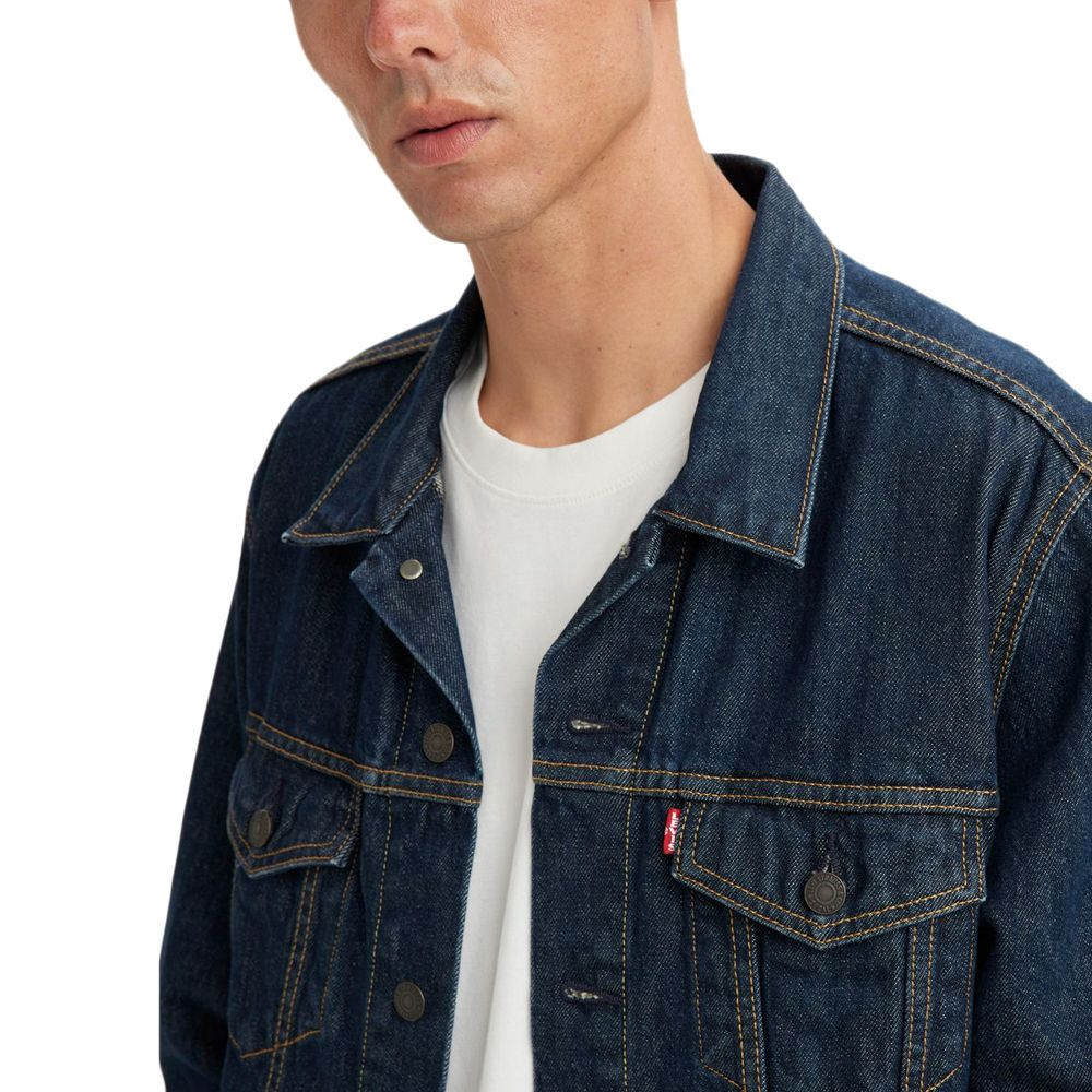 LEVI'S Trucker Jacket Ανδρικό Μπουφάν Denim  - 4