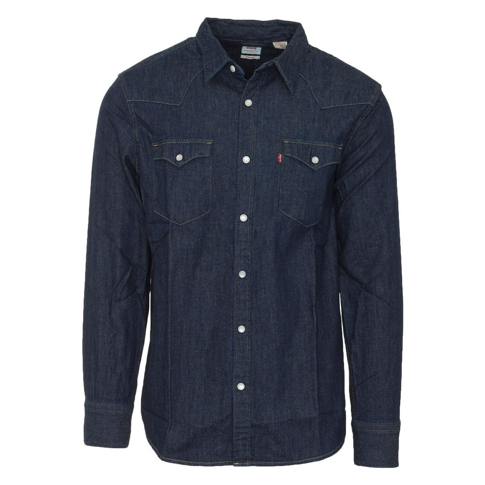 LEVI'S Barstow Western Standard Shirt Ανδρικό Πουκάμισο Denim - Μπλε