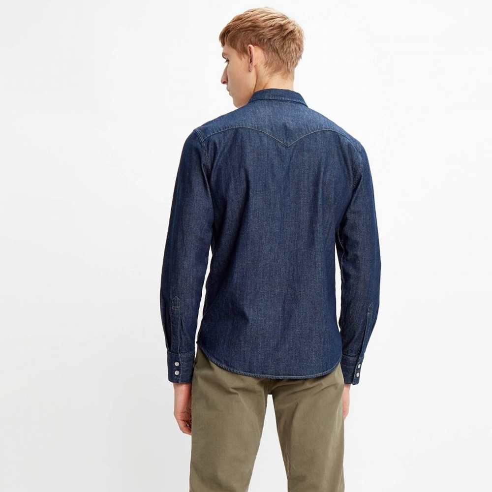 LEVI'S Barstow Western Standard Shirt Ανδρικό Πουκάμισο Denim - 5