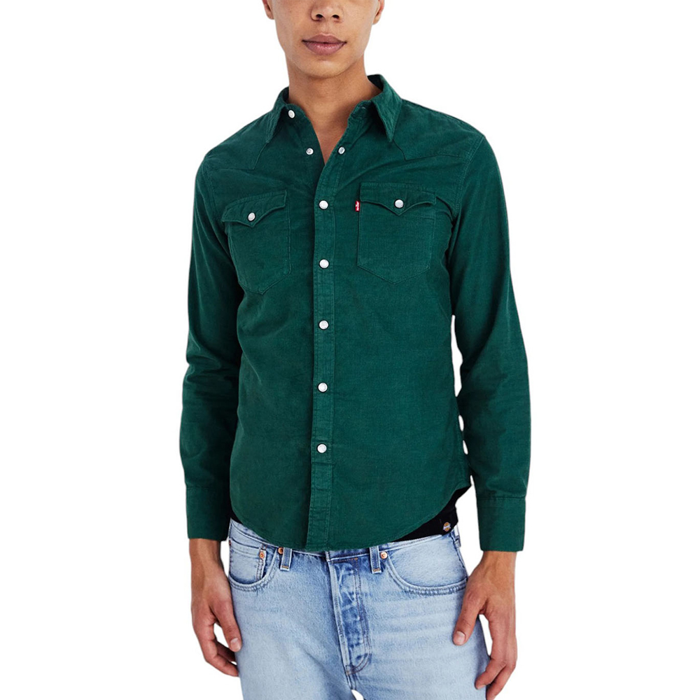 LEVI'S Barstow Western Standard Shirt Ανδρικό Πουκάμισο - Πράσινο