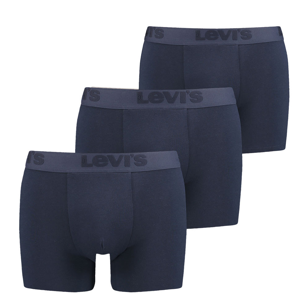 LEVI'S Men Premium Boxer Brief 3 pack Σετ με 3 εσώρουχα - Μπλε