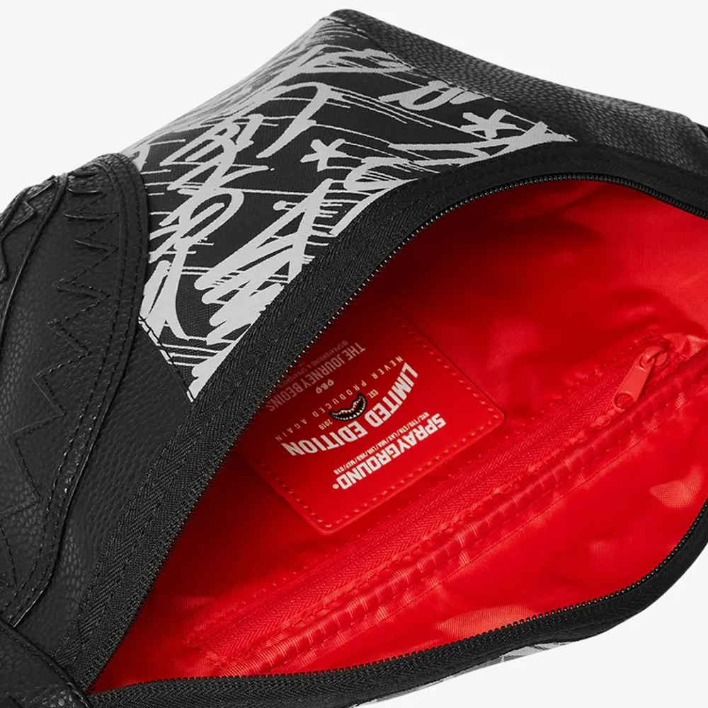 SPRAYGROUND Midnight Raceway Graffiti Savvy Crossbody Unisex Τσαντάκι Μέσης - 3