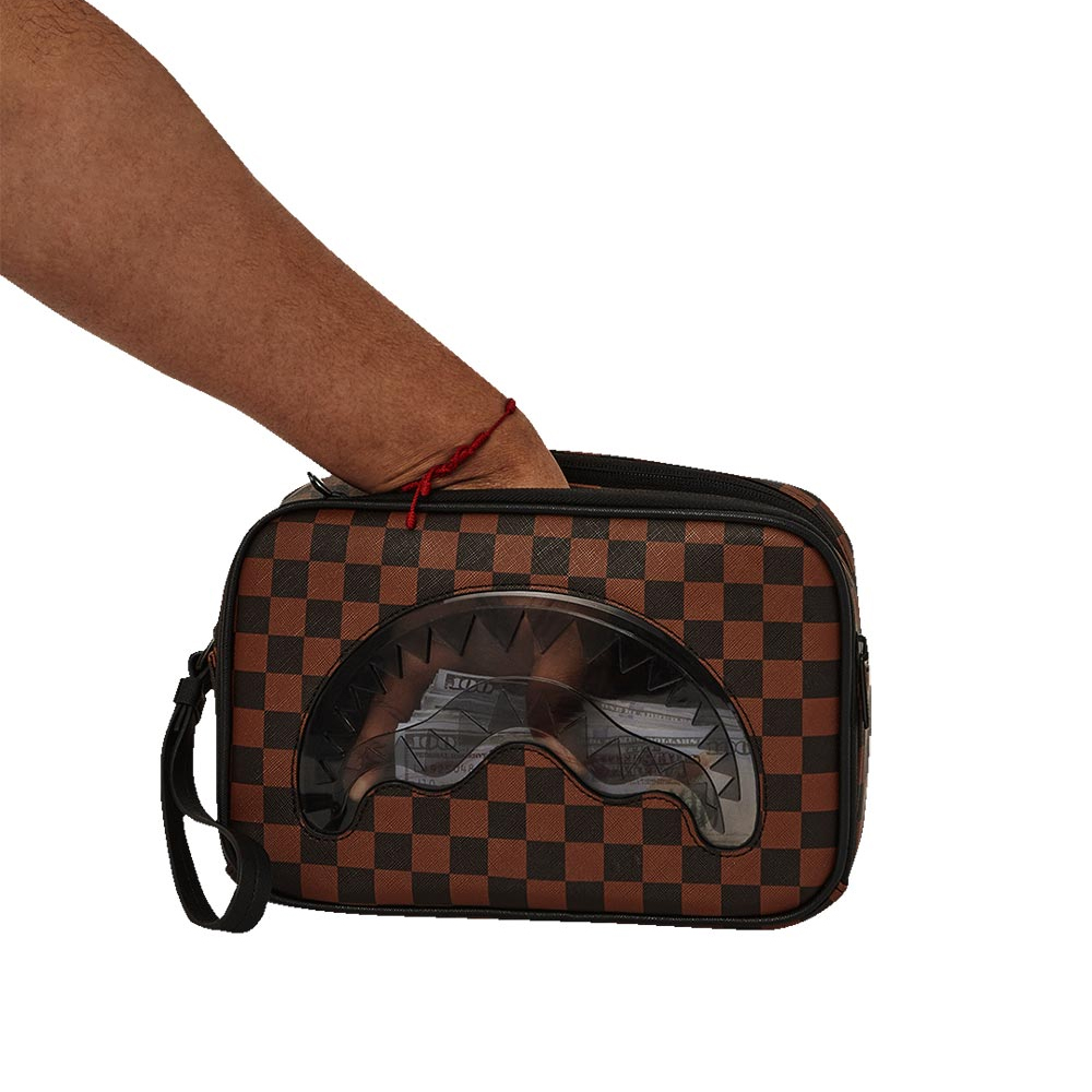 SPRAYGROUND Sharks In Paris Clear For Takeoff Toiletry Bag Unisex Νεσεσέρ - 4