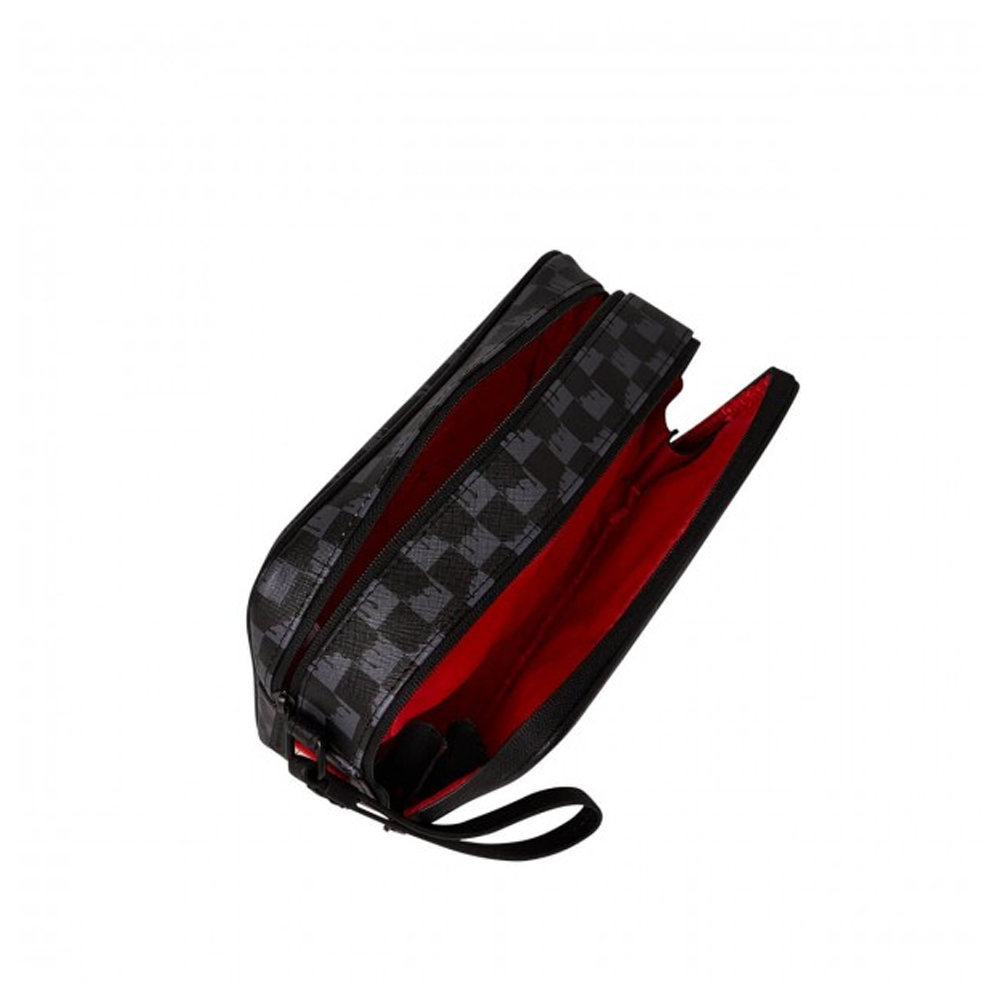 SPRAYGROUND Drip Check Toiletry Brick Unisex Νεσεσέρ/Τσαντάκι - 2