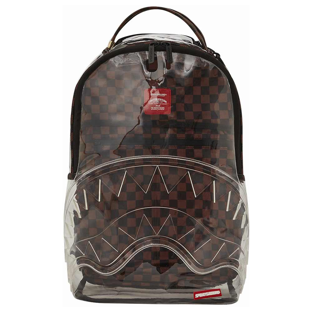 SPRAYGROUND SIP Clear  Unisex Backpack - Καφέ