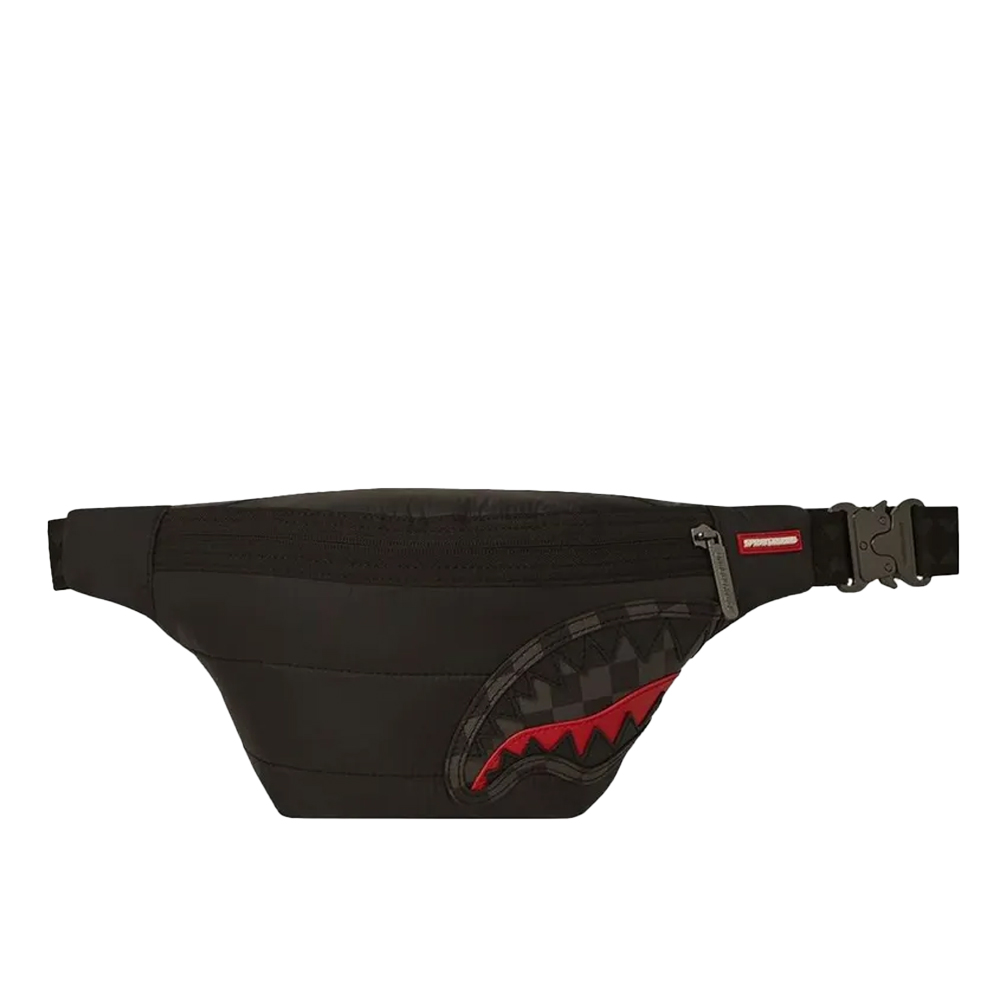 SPRAYGROUND Black Puffer Savvy Crossbody Unisex Τσαντάκι Μέσης - Μαύρο