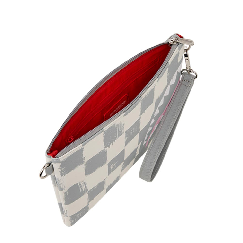 SPRAYGROUND Vanquish Cream Clutch Γυναικείο Τσαντάκι - 3