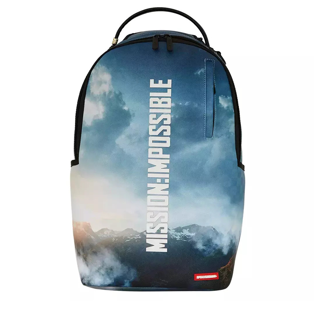 SPRAYGROUND Mission Impossible Checkered Sky DLXSV Unisex Backpack - Μπλε