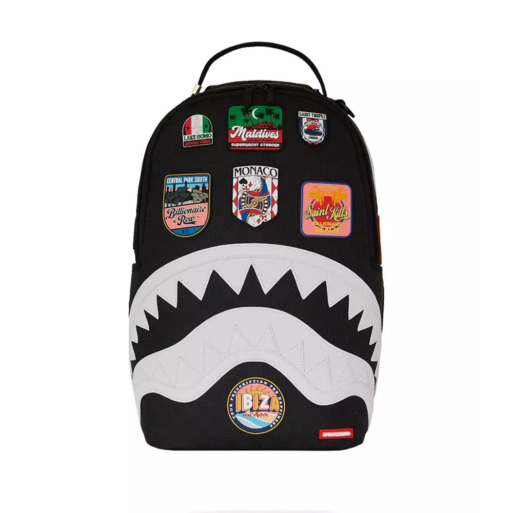 SPRAYGROUND Global Mogul Billionaire DLXS Unisex Backpack  - Μαύρο