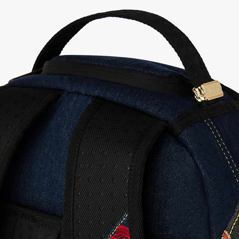 SPRAYGROUND Evisu Style Denim DLX Unisex Backpack - 4