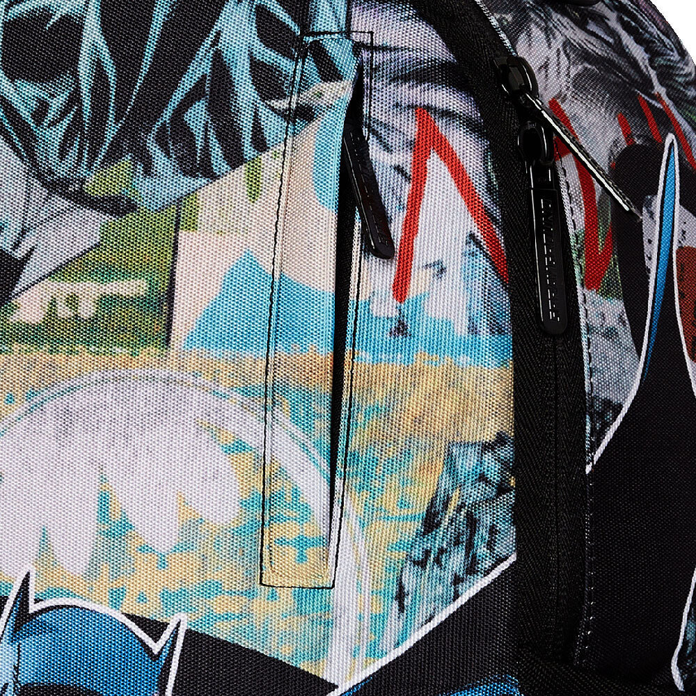 SPRAYGROUND DC Batman Collage Shark  DLXR Unisex Backpack - 4